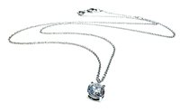 Necklace Woman Classici in White Gold Diamante P.L. CT 0.70 F/VS